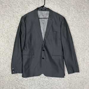Express Blazer Mens 44R Extra Slim Suit Jacket Two‎ Button Modern Office Coat